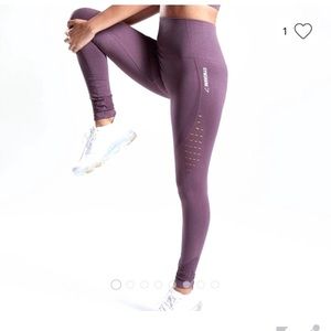 Gymshark Energy Seamless Leggings Purple Wash - M